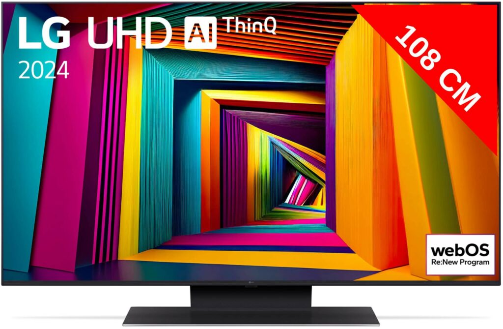 LG - TV LED 4K 108 cm 43UT91 webOS TV