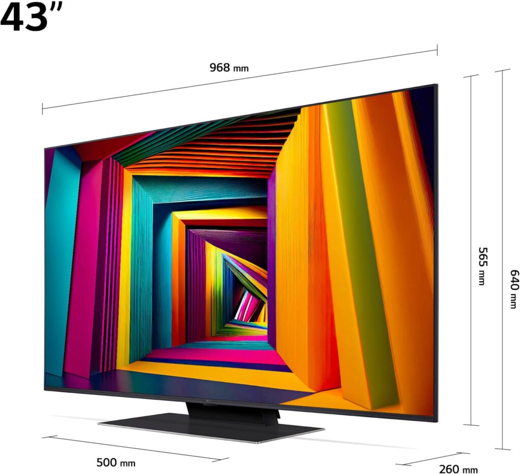LG - TV LED 4K 108 cm 43UT91 webOS TV – Image 2