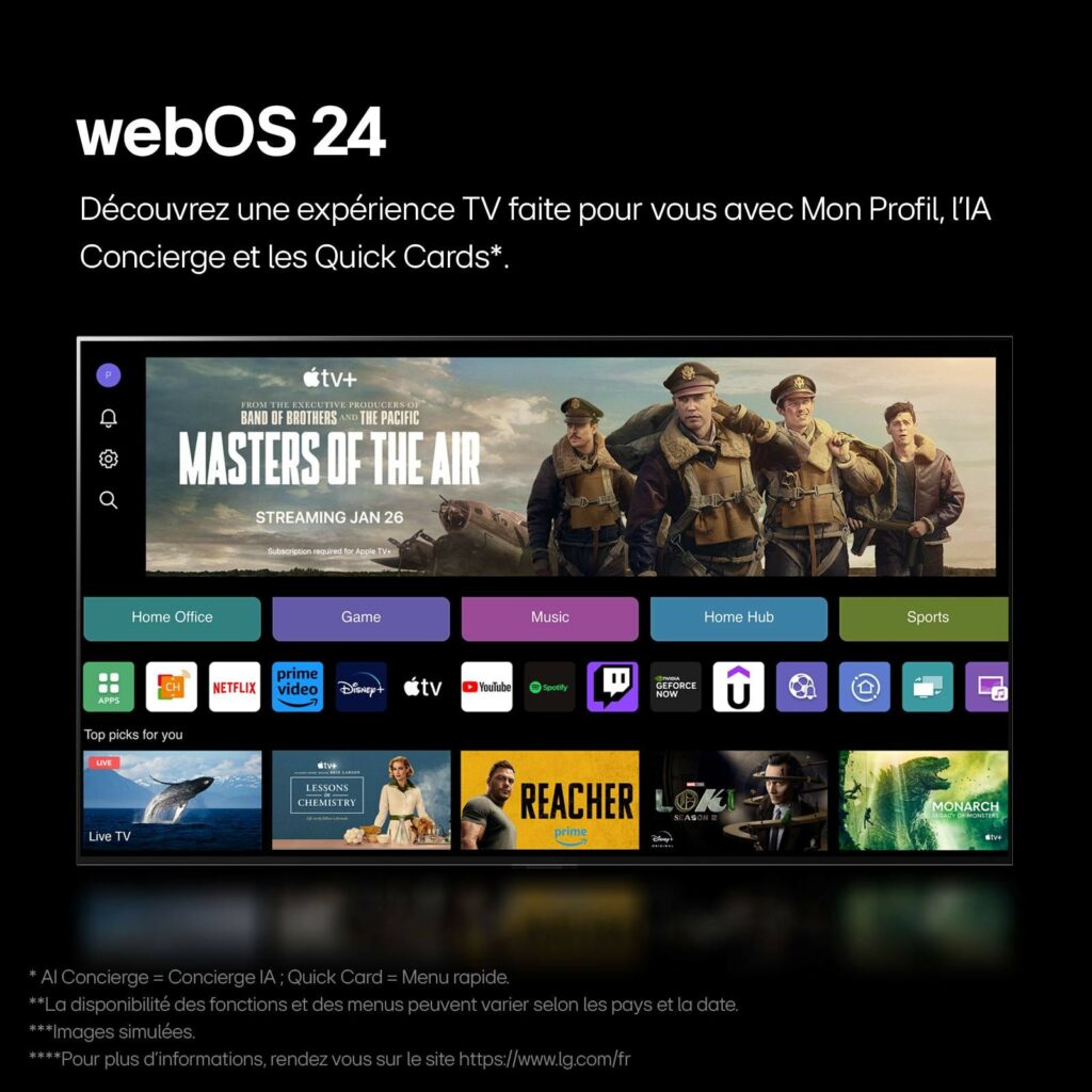 LG - TV LED 4K 108 cm 43UT91 webOS TV – Image 4