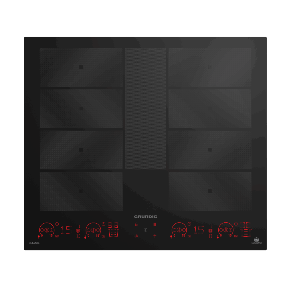 Table de cuisson encastrable 6 foyers Induction GIEI638980INH  GRUNDIG 60cm