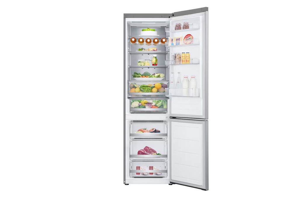 LG - Réfrigérateur congélateur bas GBV5250EPY | 387L | 35dB | Door Cooling+ – Image 2
