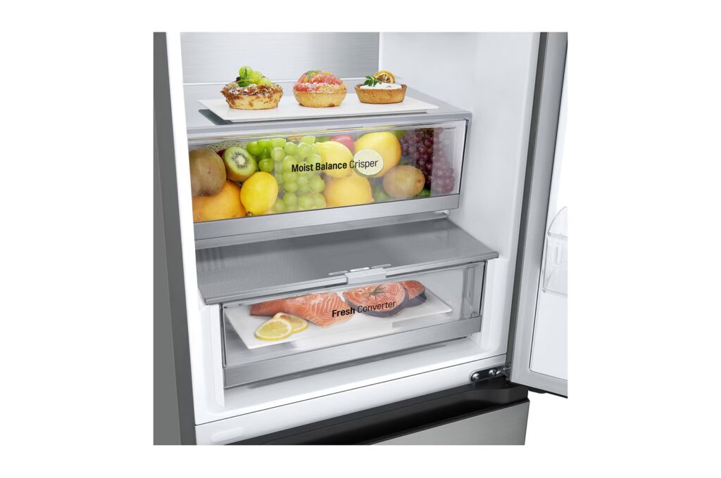 LG - Réfrigérateur congélateur bas GBV5250EPY | 387L | 35dB | Door Cooling+ – Image 7