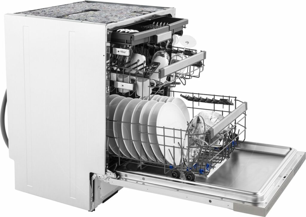 Lave-vaisselle intégrable Haier  Série 6 XIB 5C1S3FS / 15 couverts / Largeur 60 cm – Image 6