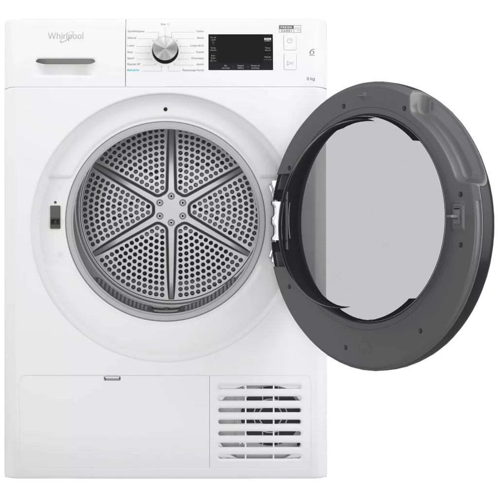 Sèche linge pompe à chaleur WHIRLPOOL 120L,9KG – Image 12