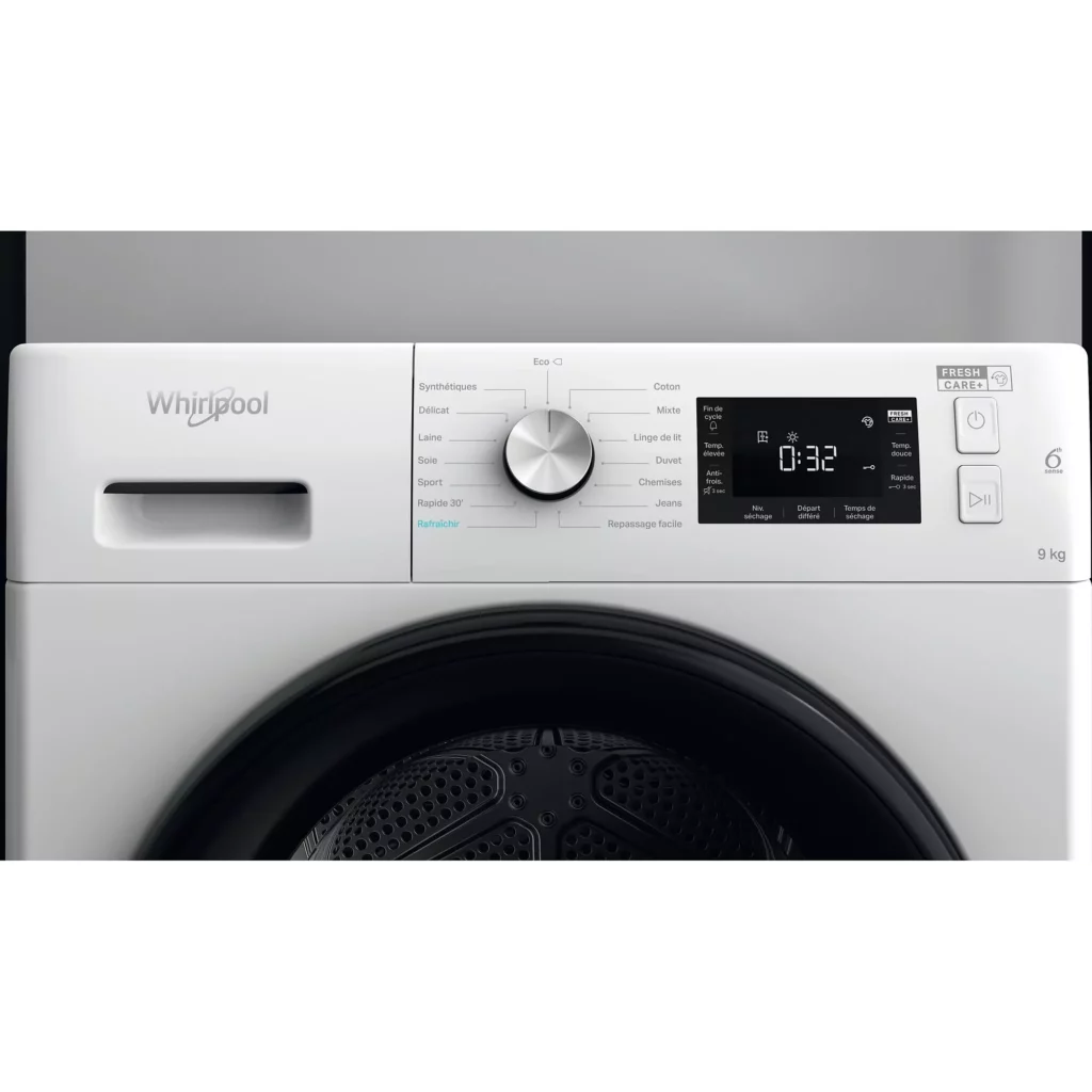 Sèche linge pompe à chaleur WHIRLPOOL 120L,9KG – Image 13