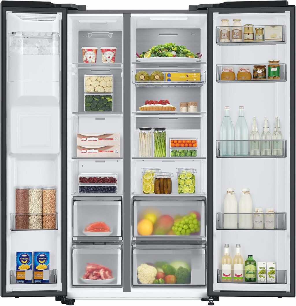 Réfrigérateur américain Samsung RS6GA884CB1/EG, 635 litres de capacité, No Frost+ – Image 8
