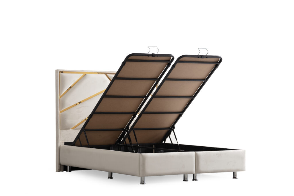 Lit Coffre PARMA - Velours – Image 6
