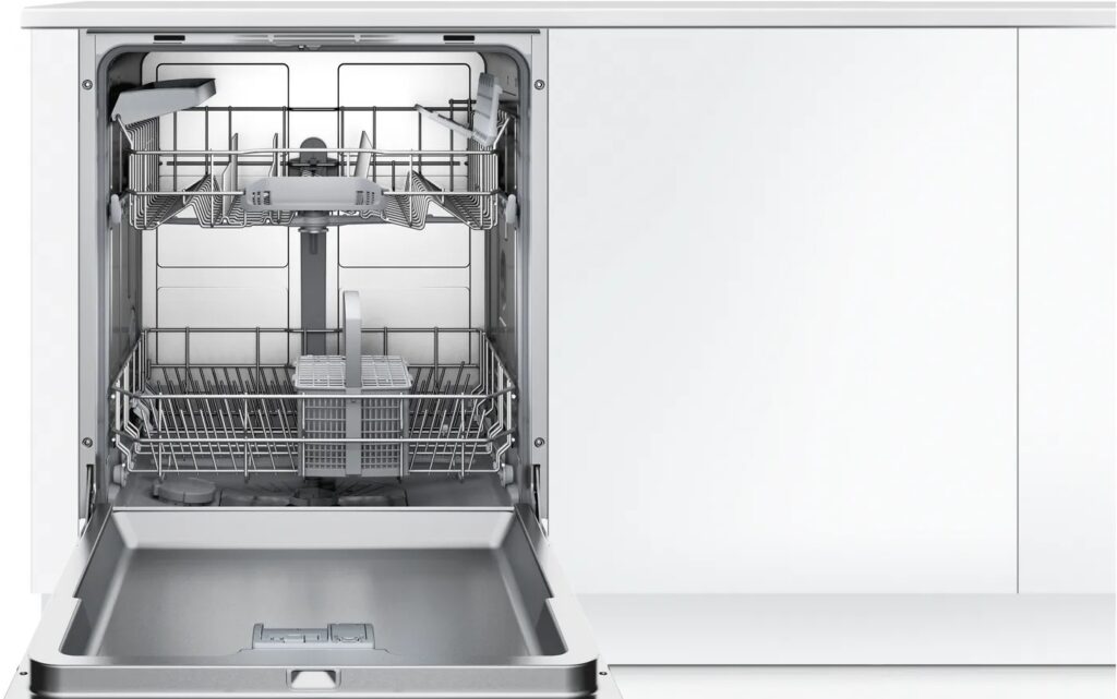Bosch Serie | 4 SilencePlus SMV41D10EU Lave-vaisselle intégrable Niche largeur : 60 cm profondeur : 55 cm hauteur : 81.5 cm noir – Image 2