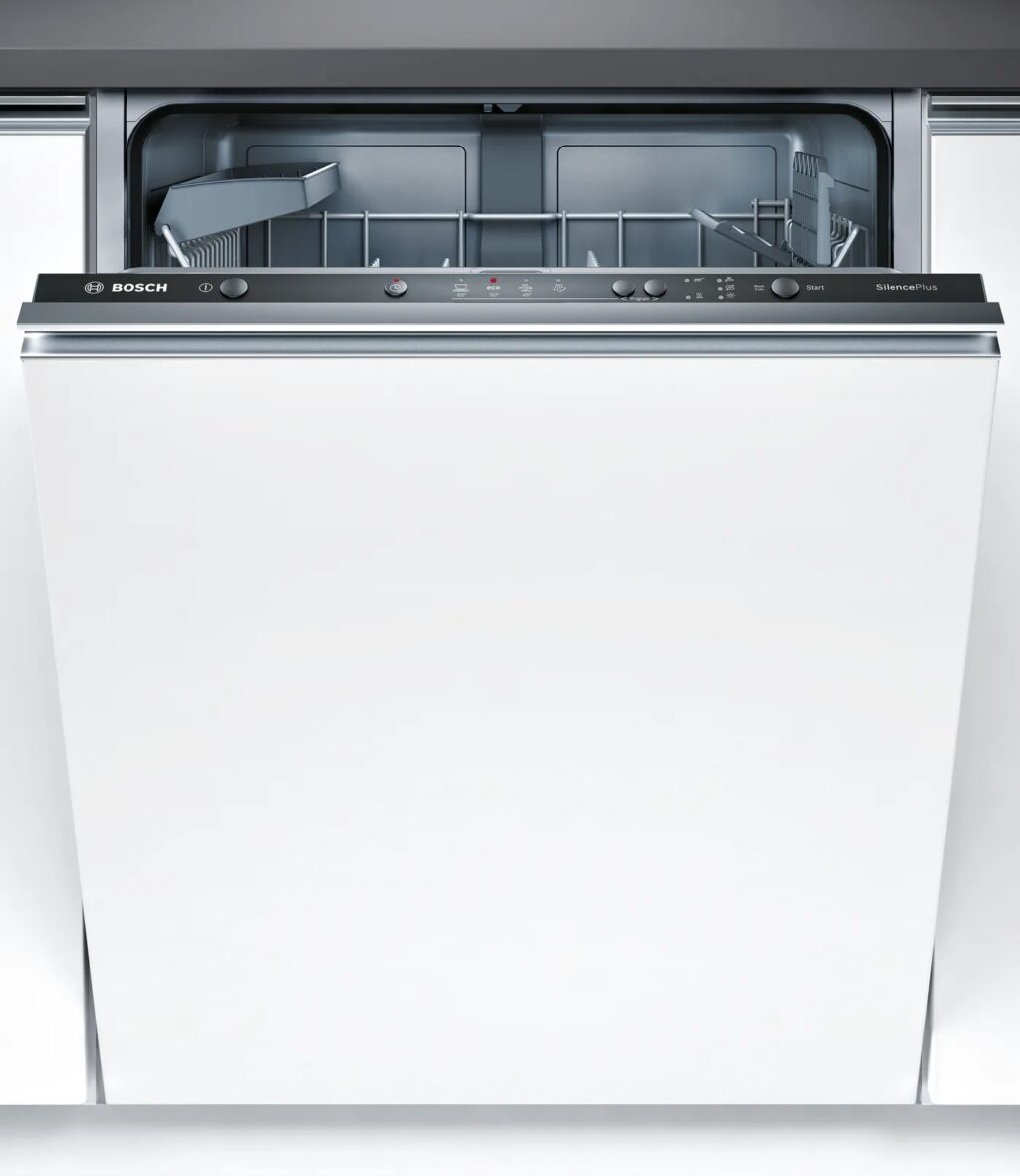 Bosch Serie | 4 SilencePlus SMV41D10EU Lave-vaisselle intégrable Niche largeur : 60 cm profondeur : 55 cm hauteur : 81.5 cm noir