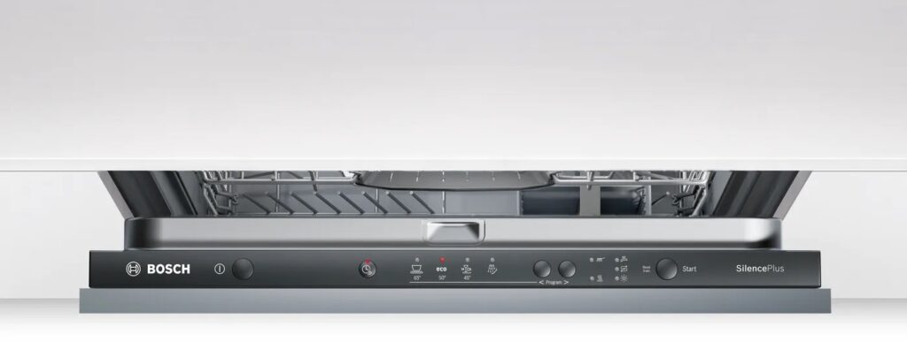 Bosch Serie | 4 SilencePlus SMV41D10EU Lave-vaisselle intégrable Niche largeur : 60 cm profondeur : 55 cm hauteur : 81.5 cm noir – Image 6