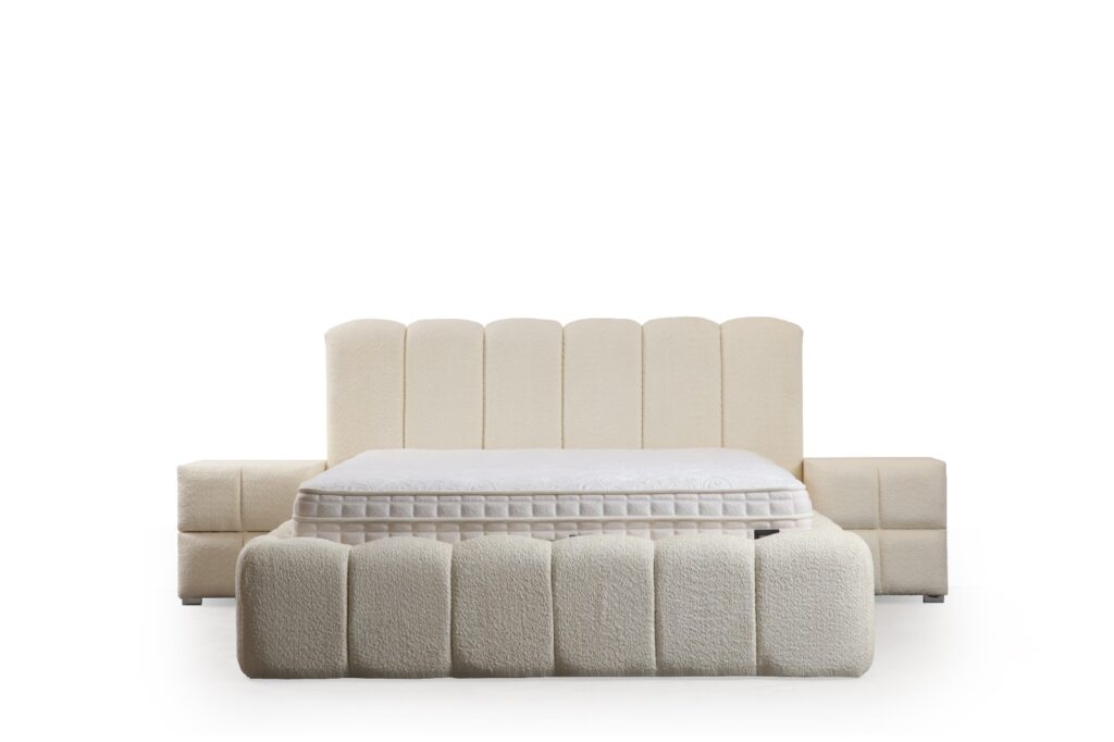 Lit Coffre ALYA  - Chenille 2 Places Hauteur de couchage 45cm
