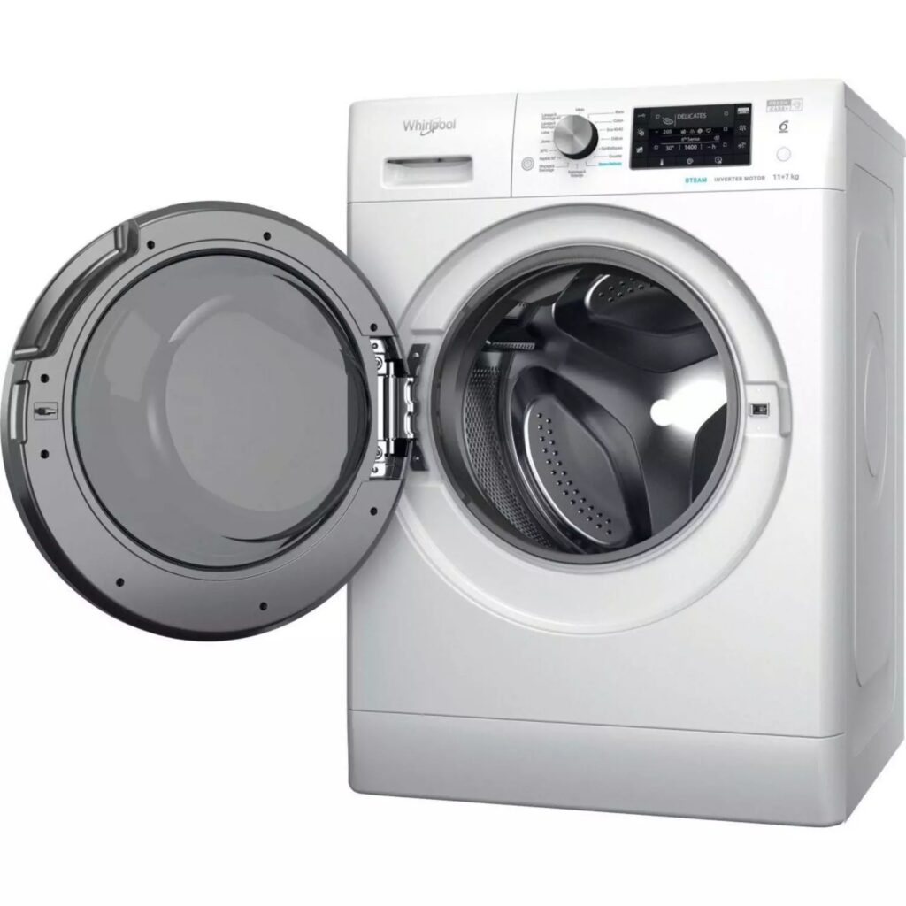 WHIRLPOOL - Lave-linge séchant posable 11kg + 7kg Freshcare+ - FFWDD1176258BCVFR – Image 4