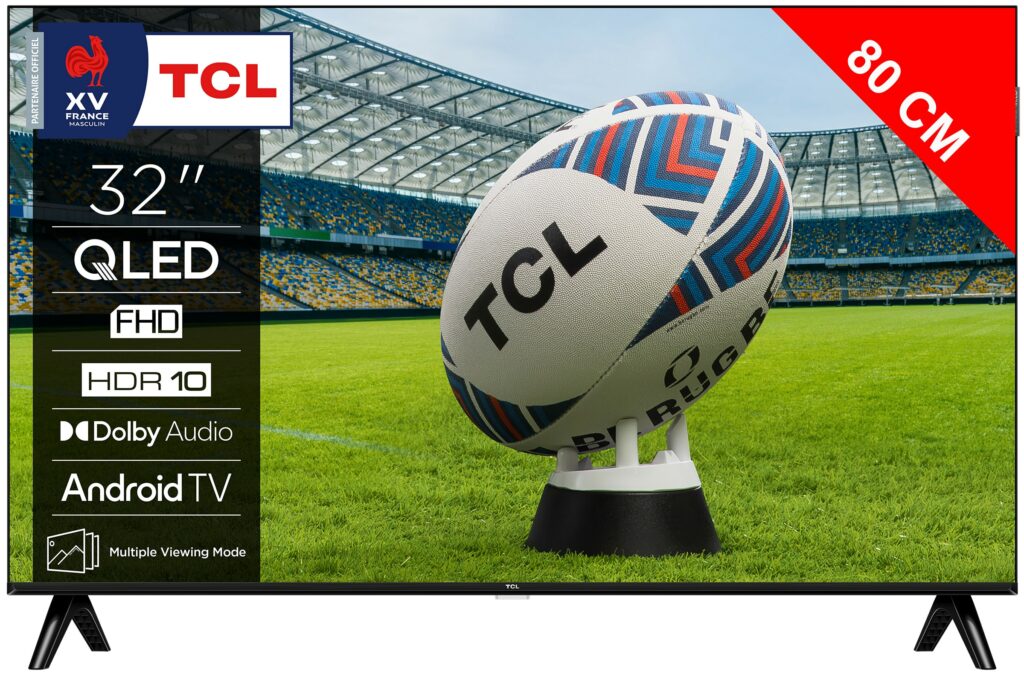 TCL - TV QLED Full HD 80 cm 32S59K FHD QLED avec HDR et Android TV – Image 6