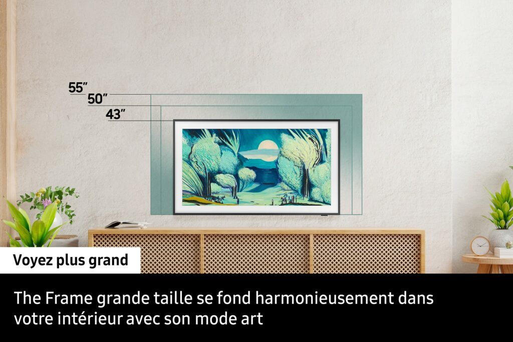 SAMSUNG - TV QLED 4K 163 cm TQ65LS03FA The Frame – Image 2