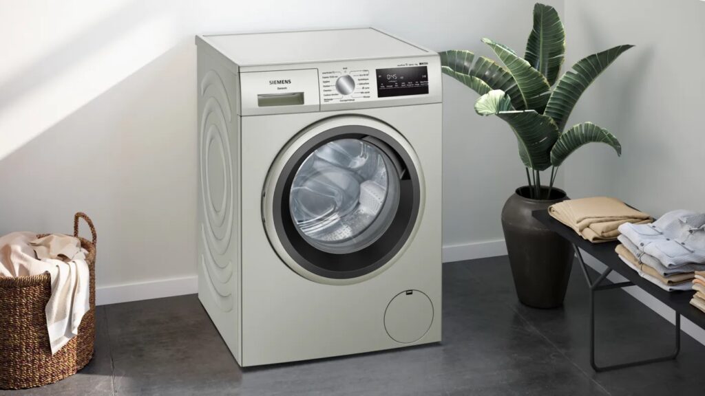 Lave linge hublot Siemens WM14N20XFR 9kg 1400 tr/min, Silver inox – Image 4