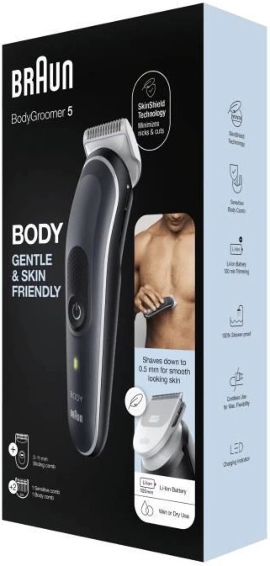 Tondeuse corps rechargeable series 5 - BG5340 - Braun Pour Zones Sensibles – Image 6
