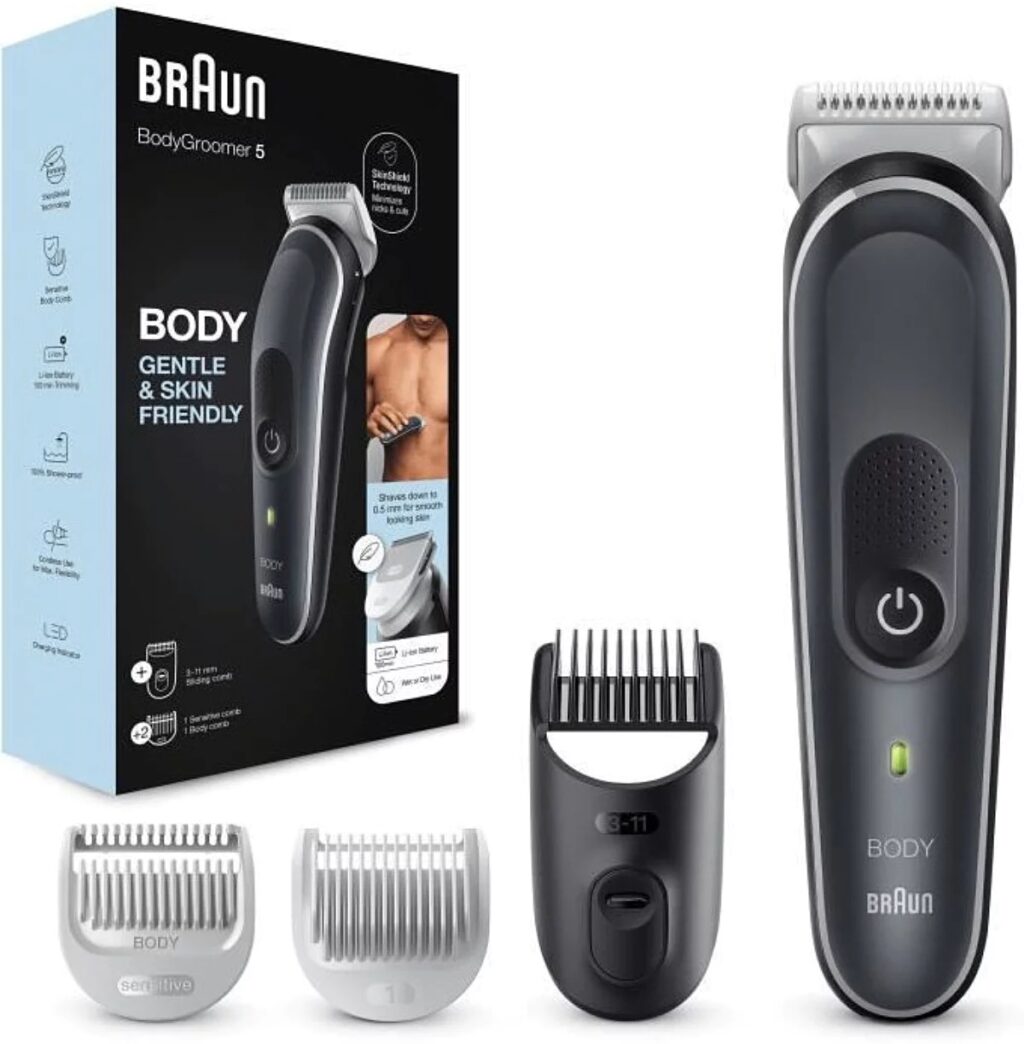 Tondeuse corps rechargeable series 5 - BG5340 - Braun Pour Zones Sensibles – Image 4