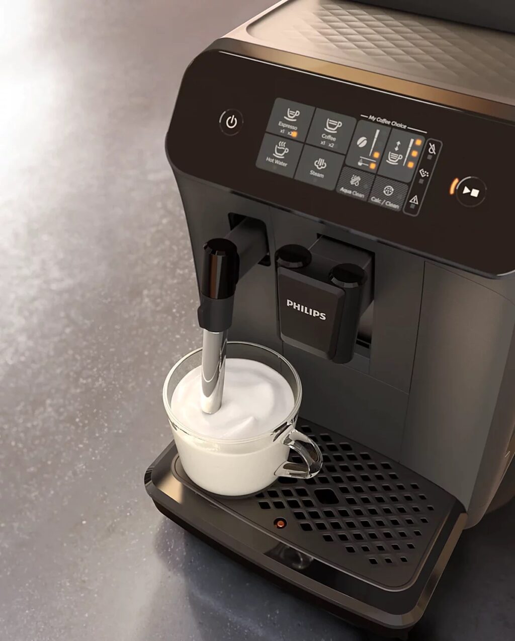 Expresso Broyeur Philips Full Automatique EP0824/00 - Machine à café automatique avec buse vapeur "Cappuccino" - 15 bar - noir mat – Image 7